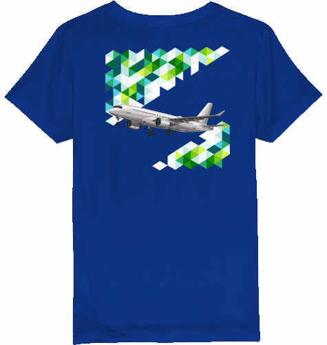 Kids T-Shirt Airbus A220 - SUPERSONIC aero 4U