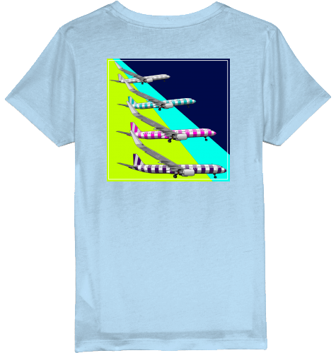 Kids T-Shirt Airbus A321 Landing - SUPERSONIC aero 4U