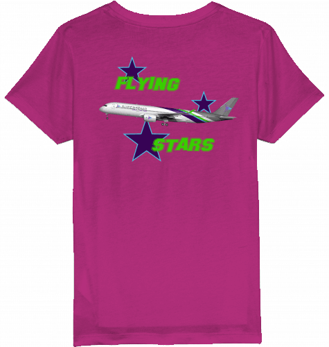 Kids T-Shirt Airbus A350 Flying Stars - SUPERSONIC aero 4U