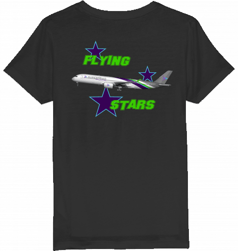 Kids T-Shirt Airbus A350 Flying Stars - SUPERSONIC aero 4U