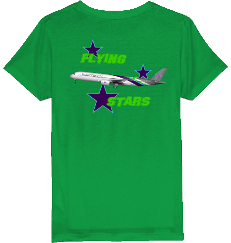 Kids T-Shirt Airbus A350 Flying Stars - SUPERSONIC aero 4U