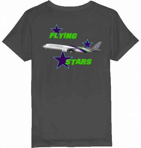 Kids T-Shirt Airbus A350 Flying Stars - SUPERSONIC aero 4U