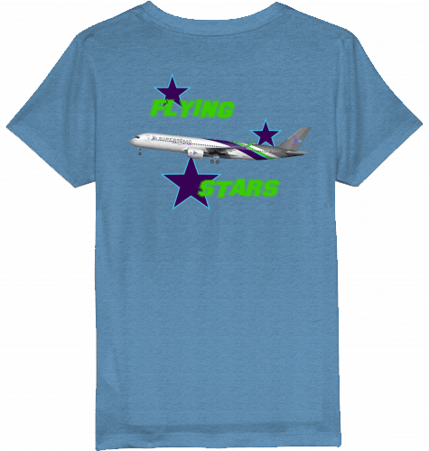 Kids T-Shirt Airbus A350 Flying Stars - SUPERSONIC aero 4U