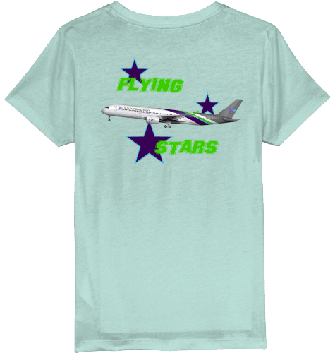 Kids T-Shirt Airbus A350 Flying Stars - SUPERSONIC aero 4U