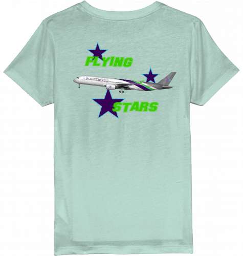 Kids T-Shirt Airbus A350 Flying Stars - SUPERSONIC aero 4U