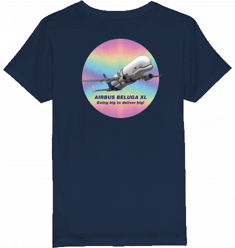 Kids T-Shirt Airbus Beluga XL - SUPERSONIC aero 4U