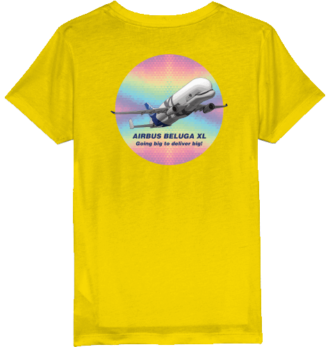 Kids T-Shirt Airbus Beluga XL - SUPERSONIC aero 4U