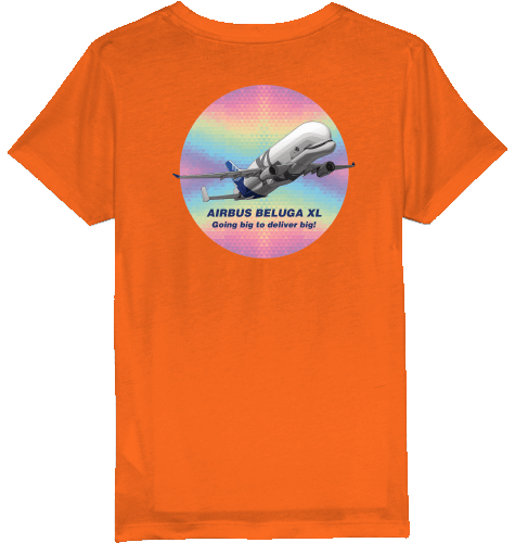 Kids T-Shirt Airbus Beluga XL - SUPERSONIC aero 4U