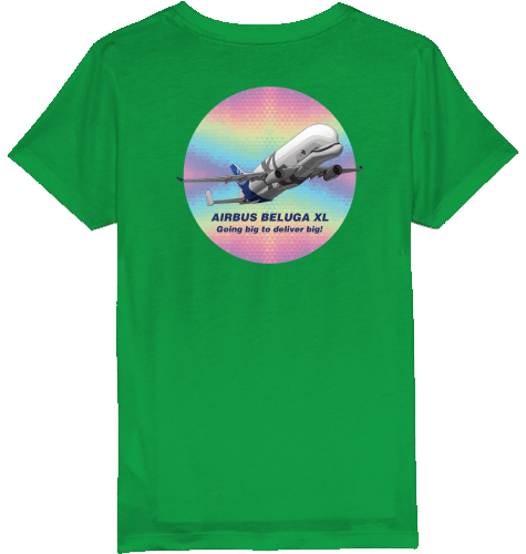 Kids T-Shirt Airbus Beluga XL - SUPERSONIC aero 4U