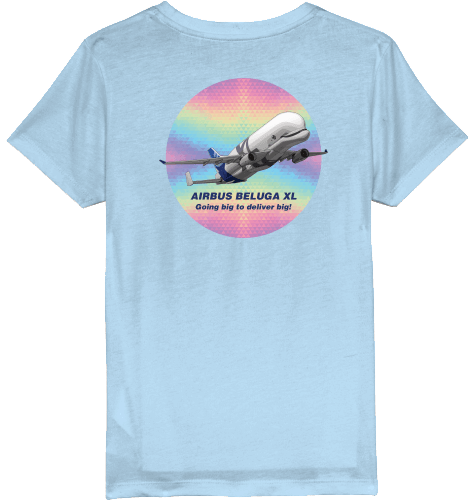 Kids T-Shirt Airbus Beluga XL - SUPERSONIC aero 4U