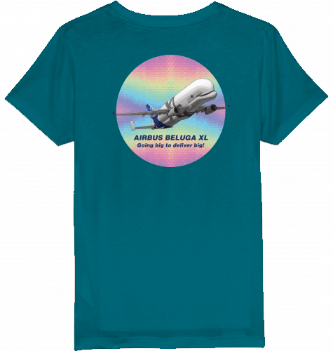 Kids T-Shirt Airbus Beluga XL - SUPERSONIC aero 4U