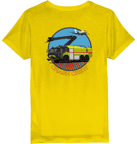 Kids T-Shirt Airport Rescue Fire Fighting ARFF - SUPERSONIC aero 4U