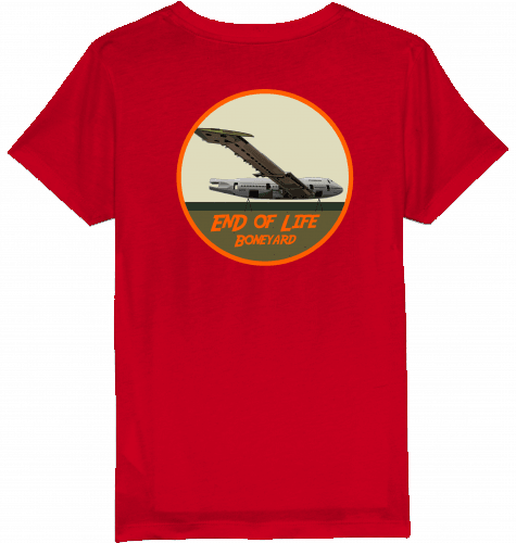 Kids T-Shirt B747 End of Life Boneyard - SUPERSONIC aero 4U