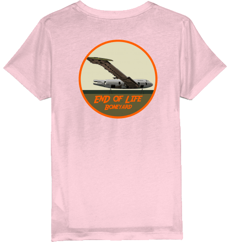 Kids T-Shirt B747 End of Life Boneyard - SUPERSONIC aero 4U