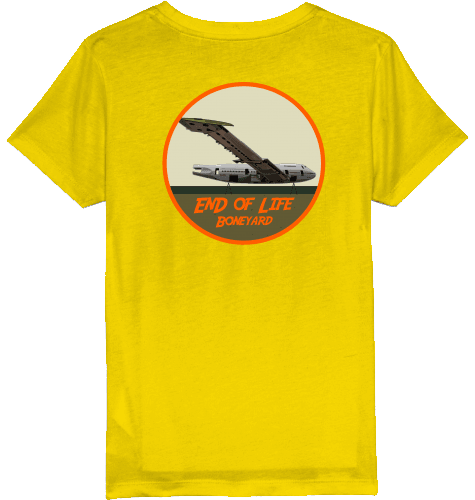 Kids T-Shirt B747 End of Life Boneyard - SUPERSONIC aero 4U