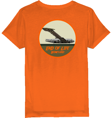 Kids T-Shirt B747 End of Life Boneyard - SUPERSONIC aero 4U