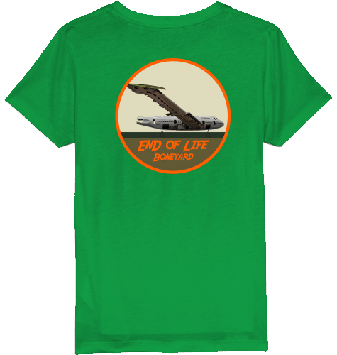 Kids T-Shirt B747 End of Life Boneyard - SUPERSONIC aero 4U