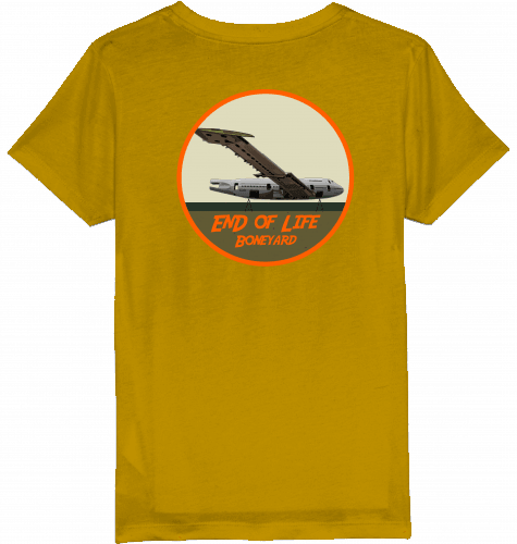 Kids T-Shirt B747 End of Life Boneyard - SUPERSONIC aero 4U