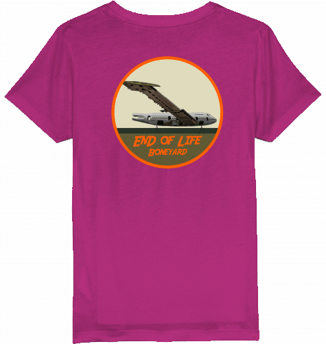 Kids T-Shirt B747 End of Life Boneyard - SUPERSONIC aero 4U