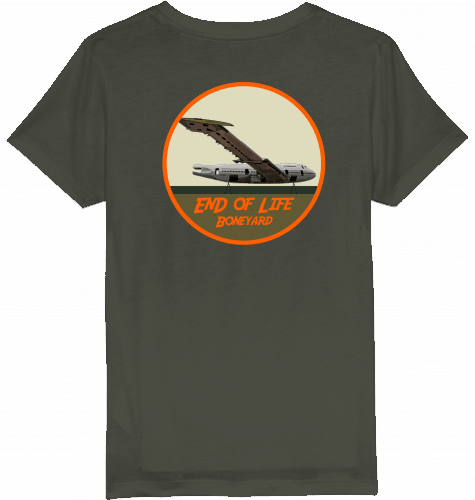 Kids T-Shirt B747 End of Life Boneyard - SUPERSONIC aero 4U