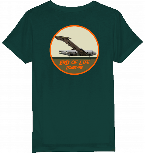 Kids T-Shirt B747 End of Life Boneyard - SUPERSONIC aero 4U