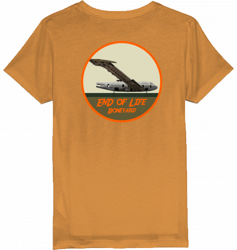 Kids T-Shirt B747 End of Life Boneyard - SUPERSONIC aero 4U