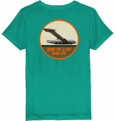 Kids T-Shirt B747 End of Life Boneyard - SUPERSONIC aero 4U