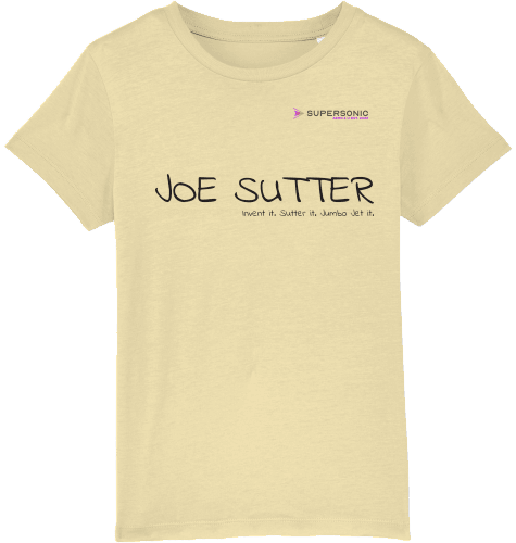 Kids T-Shirt Boeing 747 Joe Sutter I Erfinder des Jumbos - SUPERSONIC aero 4U