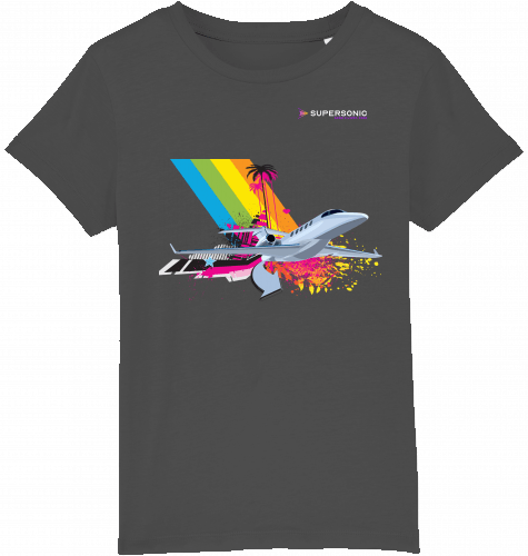 Kids T-Shirt Cessna Citation Latitude Explosion - SUPERSONIC aero 4U