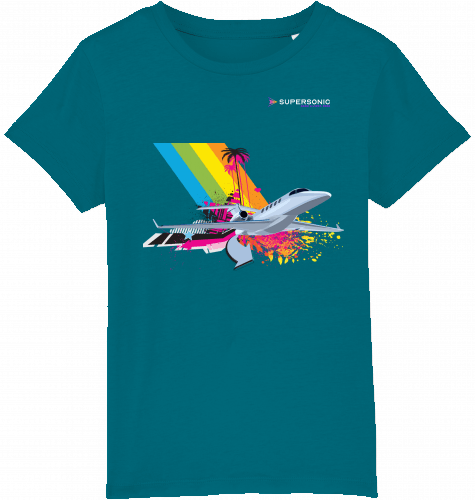 Kids T-Shirt Cessna Citation Latitude Explosion - SUPERSONIC aero 4U