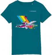 Kids T-Shirt Cessna Citation Latitude Explosion - SUPERSONIC aero 4U