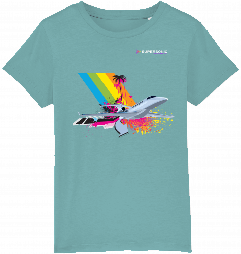 Kids T-Shirt Cessna Citation Latitude Explosion - SUPERSONIC aero 4U