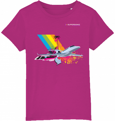 Kids T-Shirt Cessna Citation Latitude Explosion - SUPERSONIC aero 4U