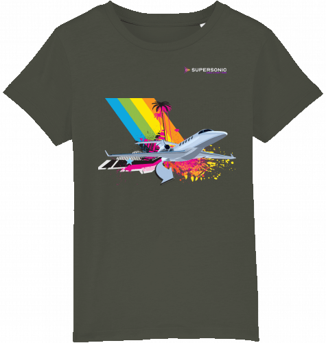 Kids T-Shirt Cessna Citation Latitude Explosion - SUPERSONIC aero 4U