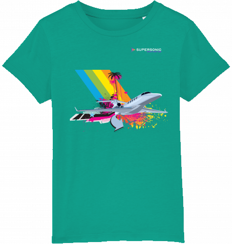 Kids T-Shirt Cessna Citation Latitude Explosion - SUPERSONIC aero 4U