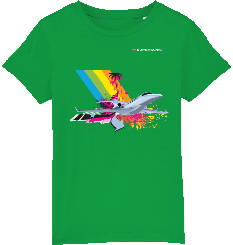 Kids T-Shirt Cessna Citation Latitude Explosion - SUPERSONIC aero 4U