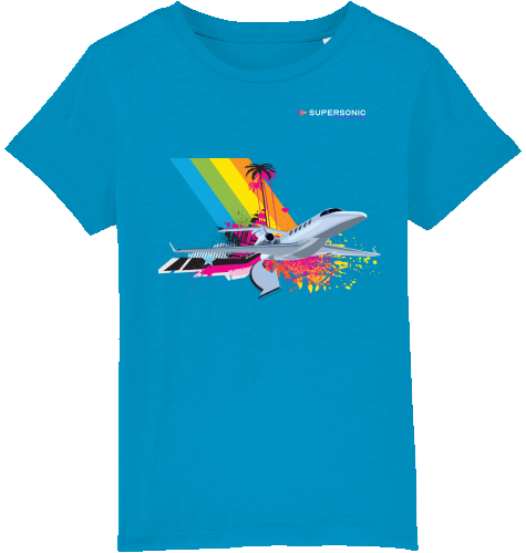 Kids T-Shirt Cessna Citation Latitude Explosion - SUPERSONIC aero 4U