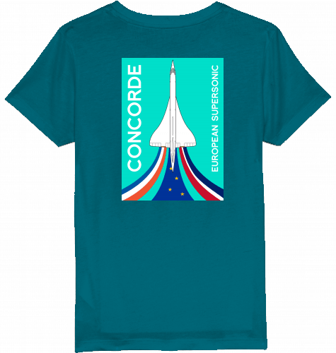 Kids T-Shirt Concorde European Supersonic Aircraft - SUPERSONIC aero 4U