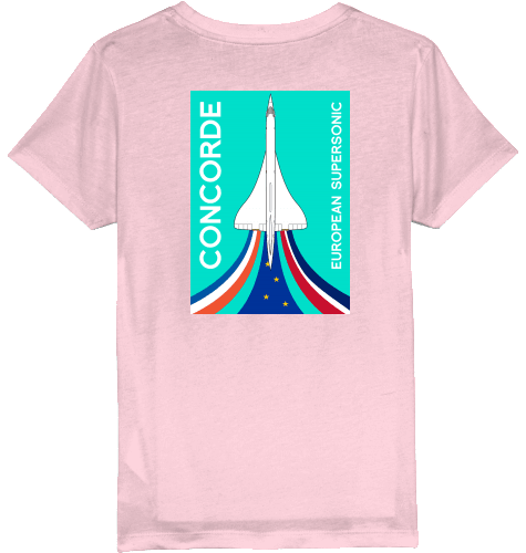 Kids T-Shirt Concorde European Supersonic Aircraft - SUPERSONIC aero 4U