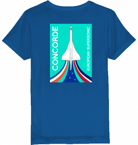 Kids T-Shirt Concorde European Supersonic Aircraft - SUPERSONIC aero 4U