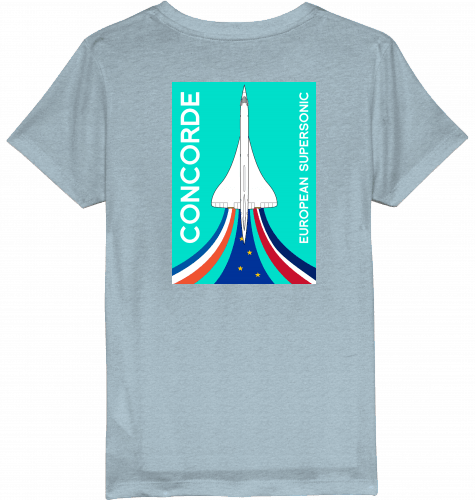 Kids T-Shirt Concorde European Supersonic Aircraft - SUPERSONIC aero 4U