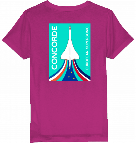 Kids T-Shirt Concorde European Supersonic Aircraft - SUPERSONIC aero 4U