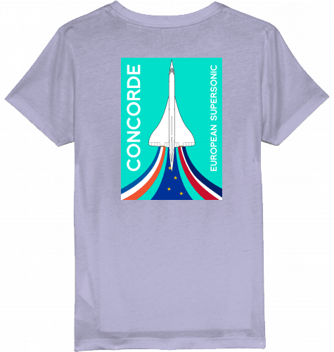 Kids T-Shirt Concorde European Supersonic Aircraft - SUPERSONIC aero 4U