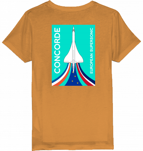 Kids T-Shirt Concorde European Supersonic Aircraft - SUPERSONIC aero 4U