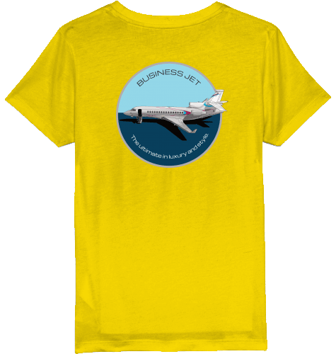 Kids T-Shirt Falcon 7X Business Jet - SUPERSONIC aero 4U