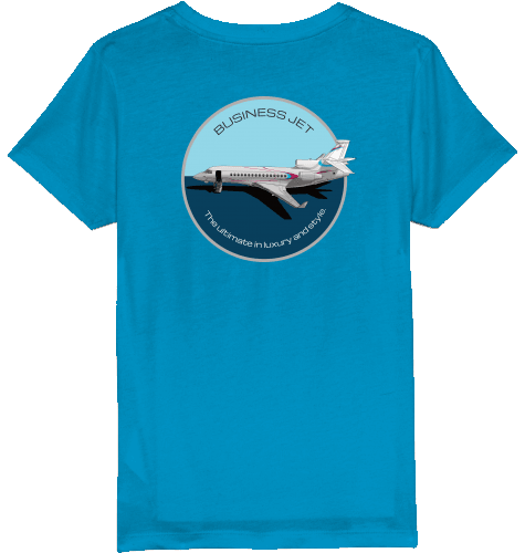 Kids T-Shirt Falcon 7X Business Jet - SUPERSONIC aero 4U