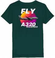 Kids T-Shirt Fly Airbus A320 ACJneo - SUPERSONIC aero 4U