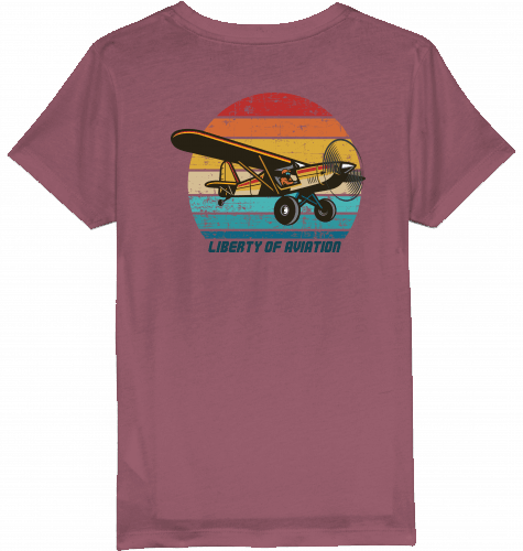 Kids T-Shirt Liberty of Aviation - SUPERSONIC aero 4U