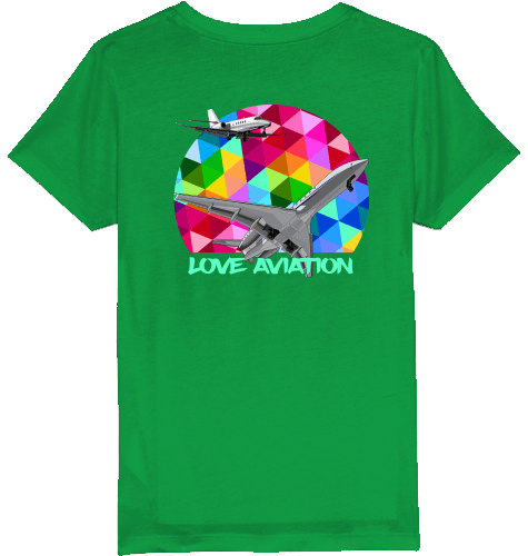 Kids T-Shirt Love Aviation - SUPERSONIC aero 4U