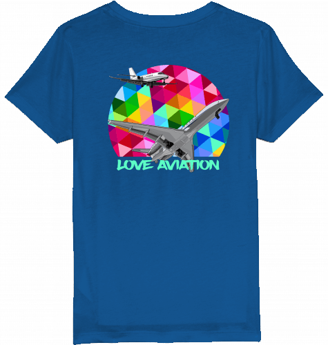 Kids T-Shirt Love Aviation - SUPERSONIC aero 4U